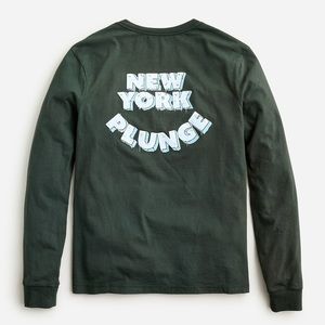 J. CREW Men's Long-Sleeve Made-in-the-USA Polar Plunge graphic size XL